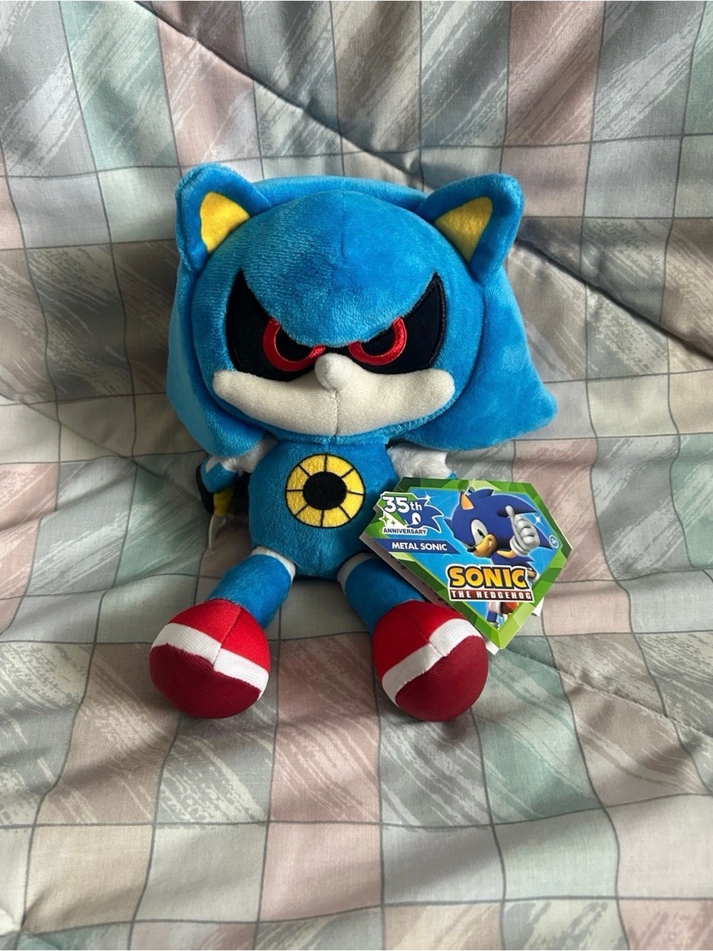 Sonic the Hedgehog Metal Sonic 35th Anniversary 7” Plush Jakks Pacific